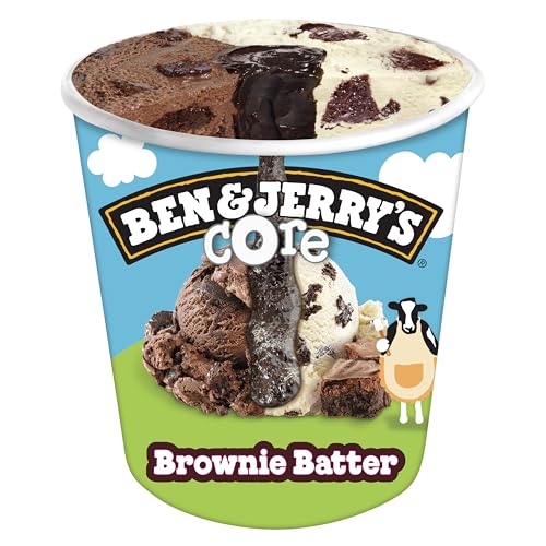 Ben & Jerry's Ice Cream Brownie Batter Core Non-GMO 16 oz