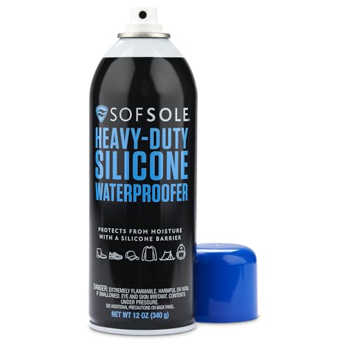Sof Sole Silicone Waterproofer Spray for Boots,Tents and Outdoor Gear 12-ounce