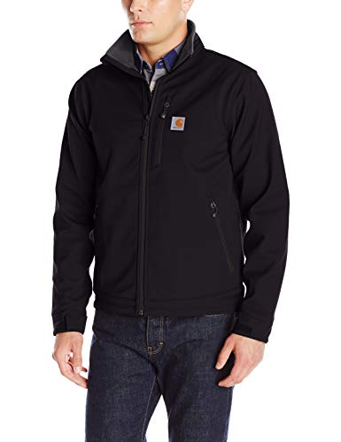 Carhartt Mens Crowley Jacket (Regular and Big & Tall Sizes) Outerwear, Black, Large US