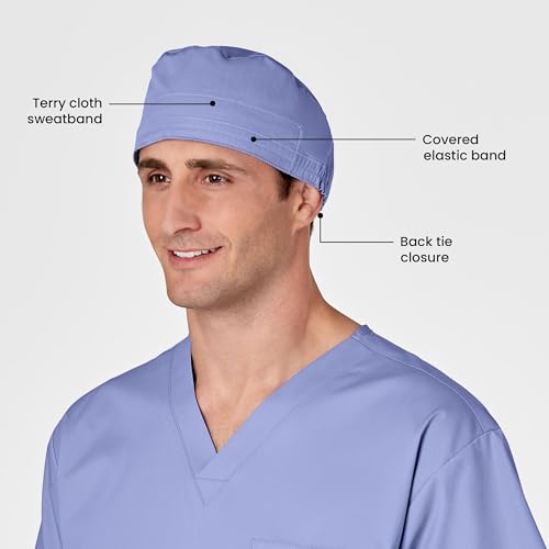 Wink WonderWORK Scrubs for Unisex Tie Back Scrub Cap