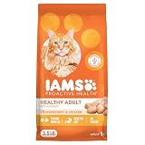 IAMS Proactive Health Dry Cat Food, Healthy Cat Food Dry Recipe for Adults, with Chicken 3.5 lb. Bag