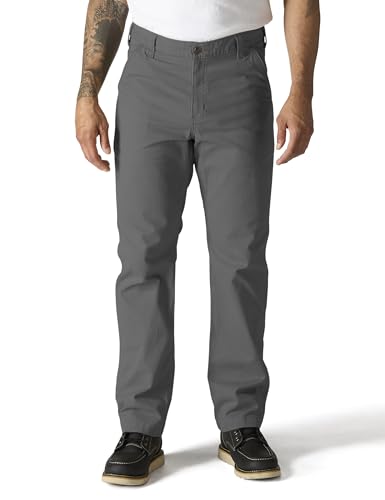 Carhartt Men's Relaxed Straight Rigby Dungaree, Gravel, W32 x L32