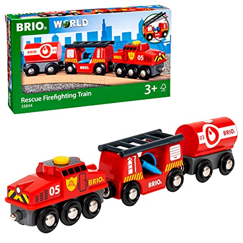 (-22%) BRIO World Feuerwehr-Löschzug - Spielzeug ab 3 Jahre