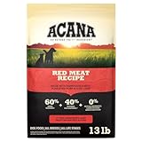 ACANA Grain Free Dry Dog Food Red Meat Recipe 13lb Bag