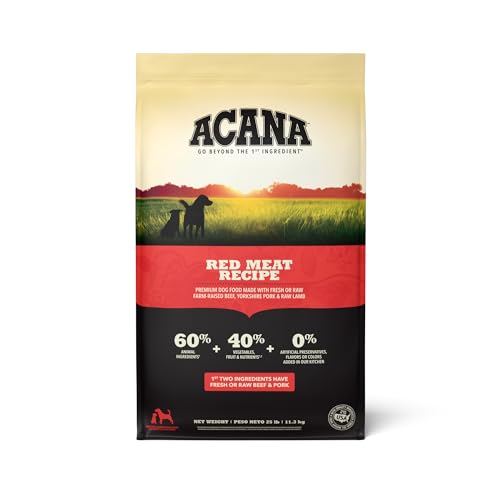 Acana Heritage Red Meat Grain-Free Dry Dog Food 25lb