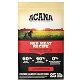 ACANA Grain Free Dry Dog Food Red Meat Recipe 25lb Bag