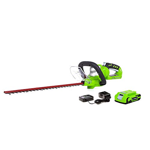 Greenworks 24V 22" Cordless Hedge Trimmer