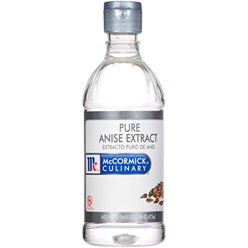 McCormick Culinary Pure Anise Extract, 16 fl oz - One 16 Fluid Ounce Bottle of Anise Extract for Baking, Subtle Licorice Flavor for Cookies, Cakes and More