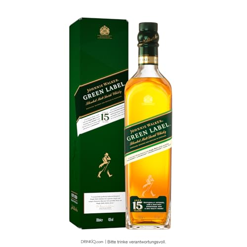 (-35%) Johnnie Walker Green Label, Blended Scotch Whisky, in edler Geschenkverpackung, 43% Vol, 700ml Einzelflasche