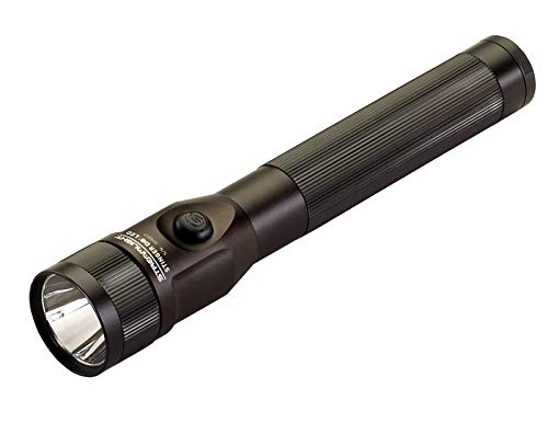 Streamlight 75866 Stinger DS 425-Lumen 26000-Candela Rechargeable LED Flashlight with Dual Switches and 120V AC/12V DC Smart Charger and 1 Smart Charge Holder, Black