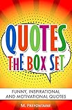 Quotes The Box Set Funny Inspirational And Motivational Quotes English Edition