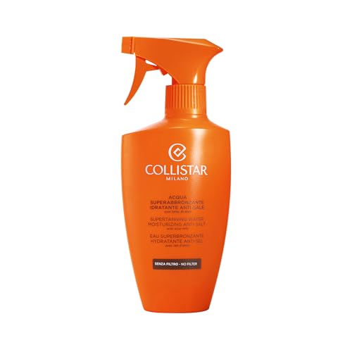 (-29%) Collistar feuchtigkeitsspendendes Anti-Salz-Superbräunungswasser, Sonnenspray ohne Filter für Gesicht und Körper, intensiviert die Bräune, mit Aloe-Milch, für alle Hauttypen, 400 ml