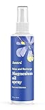 ASUTRA Pure Zechstein Magnesium Oil Spray 4 oz - Topical Magnesium for Feet, Sleep & Leg Cramps - Concentrated Formula for Sensitive Skin - Less Sting Less Itch