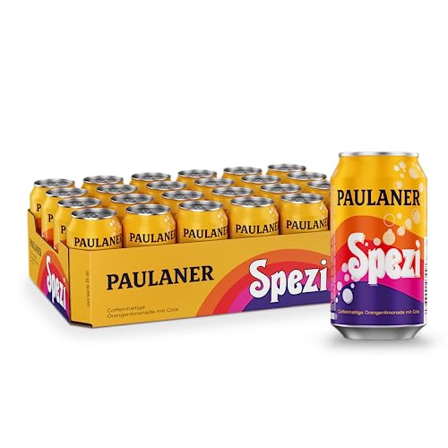 🔥 STARKER PREIS (-31%) Paulaner Spezi • Erfrischungsgetränk mit Cola & Orange•EINWEG (24x0,33l)
