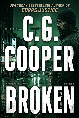 Broken book cover