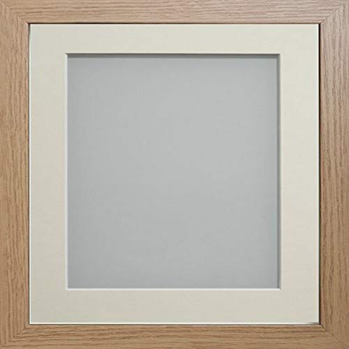 Frame Company Allington Beech 12x10 Frame with Light Blue Mount for 9x7