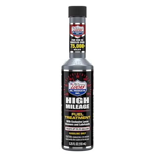 Lucas Oil 10977 High Mileage Fuel Treatment - 5.25 Ounce