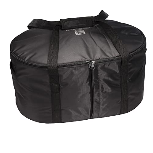 Hamilton Beach Bolsa de viagem portátil para fogão lento, estojo de transporte isolado para potes de 4, 5, 6, 7 e 8 litros, rede de malha interna mantém a panela no lugar, compatível com outras