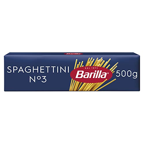 🔥 STARKER PREIS (-52%) Barilla Pasta Klassische Spaghettini n.3 aus hochwertigem Hartweizen immer al dente (1 x 500 g)