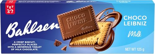 (-22%) LEIBNIZ Choco Vollmilch, 125 g, knusprige Butterkekse eingebettet in zarte Milchschokolade (1 x 125 g)