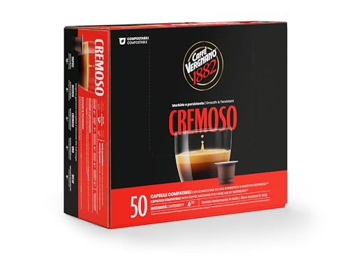 🔥 STARKER PREIS (-36%) Caffè Vergnano 1882 - Kompatible Kapseln Nespresso, Cremoso