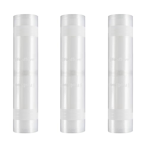 FoodSaver Custom Fit Vacuum Sealer Bags, Airtight Food Storage and Sous Vide Rolls, BPA-Free, 11 x 16' (Pack of 3)