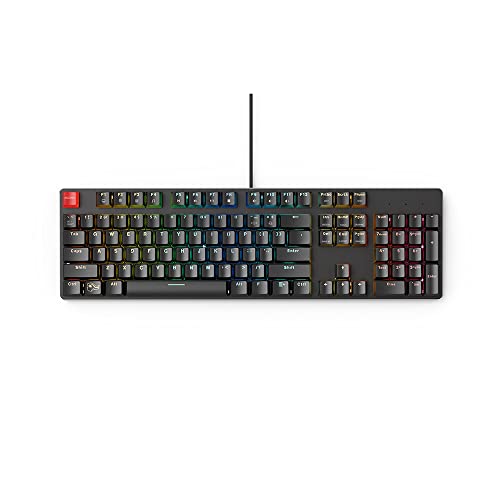 GLORIOUS GMMK (100%) Mechanische Tastatur, Gateron Braun, ANSI (Schwarz)