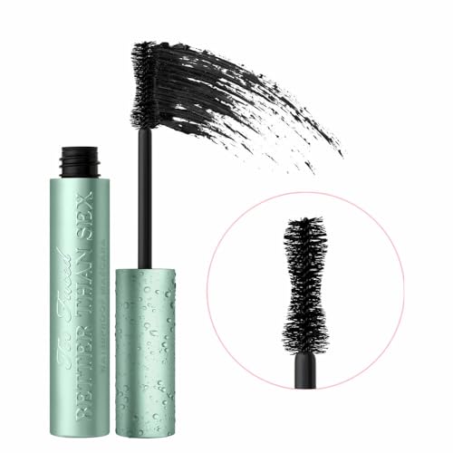Too Faced Better Than Sex Waterproof Mascara | Volume + Length with Hourglass Brush, 0.27 Fl Oz, Black