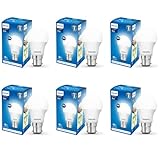 PHILIPS 7W B22 LED Cool Day Light Bulb Pack of 6