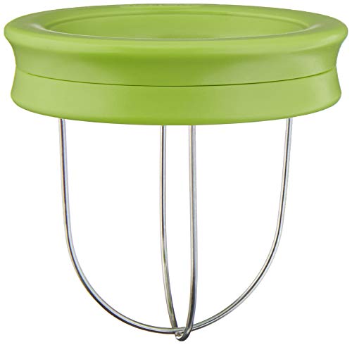 Tovolo Kiwi Prep Tool - 2-in-1 Fruit Peeler & Slicer with Easy Grip Handle for Quick Meal Prep & Healthy Eating, Durable Stainless-Steel Construction, BPA-Free, Dishwasher Safe.
