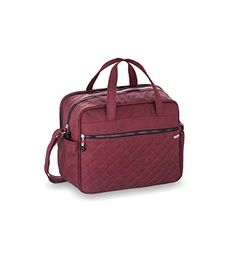 Bolsa Maternidade Diamante Marsala, Fazendo Arte, Marsala