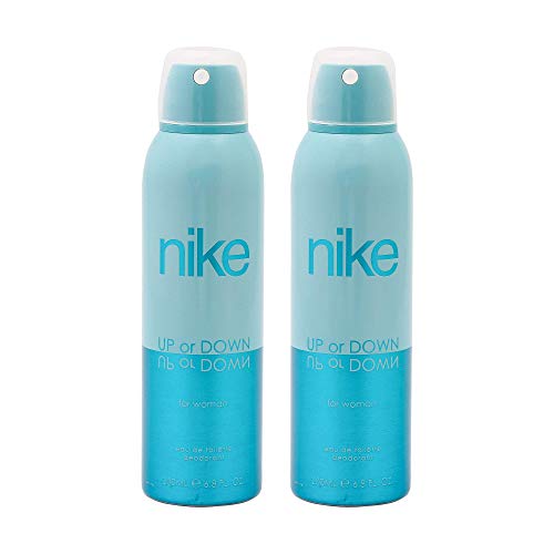 Nike Up or Down Deodorant for Women - Confidence-Boosting Fragrance - Pack of 2 (200ml each)