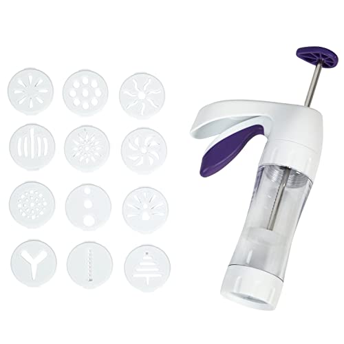 Wilton Simple Success Cookie Press Trusted Brand A budget-friendly set with 13 pieces that's an