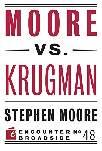 Moore vs. Krugman book cover