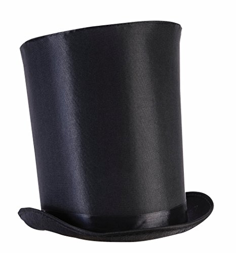 Rubies Adult Extra Tall Top Hat, Black, One Size