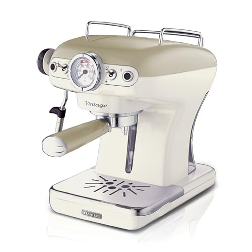 Ariete Vintage Series Espresso Coffee Machine - Beige