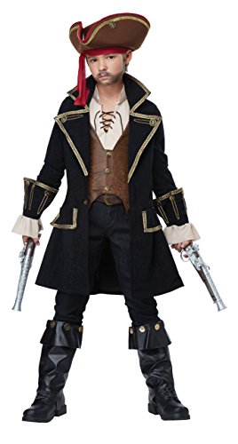 California Costumes Child Deluxe Pirate Captain Costume X-Large