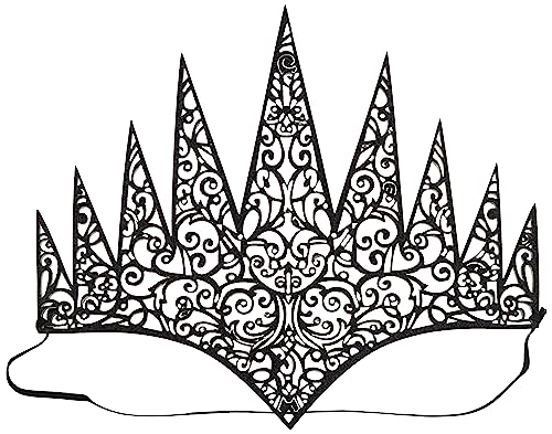 Leg Avenue womens Fairy Tale Queen Crown Adult Sized Costumes, Black, One Size US