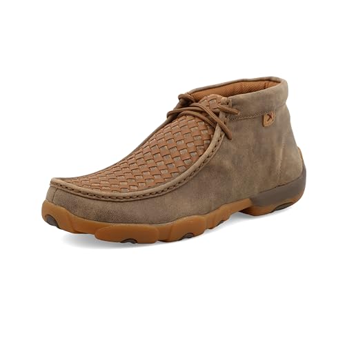 Twisted X Men's Chukka Driving Moc, Bomber/Tan, 9M