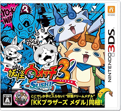 【3DS】ニンテンドー3DSの名作・RPGゲーム人気投票&ランキング【ロープレ】 100位 妖怪ウォッチ3 スシの画像