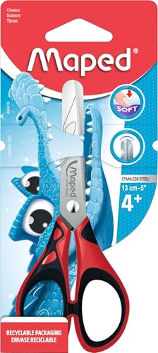 ⚡ BLITZDEAL (-68%) Maped 464410 13 cm Essential Soft Schere mit Zentimeter Markierungen (1 Stück)