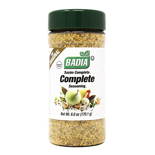 Badia Complete Seasoning, 6 oz - All-Purpose Spice Blend of Garlic, Onion, Salt, Pepper, Herbs & Spices - Savory Signature Blend