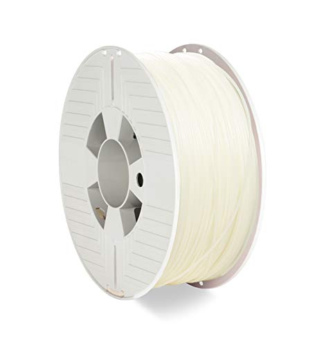 Verbatim 55317 PLA-Filament 3D-Printing I 1.75mm I 1kg I high end polyactide-Filament for Material Extrusion I for 3D-Printer & 3D-Pen I 3D-Printer-Filament Made of PLA I 1 Spool 335m I Natural