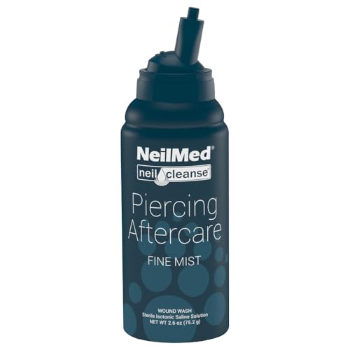 Neilmed Piercing Aftercare Fine Mist Travel Size - 75mL