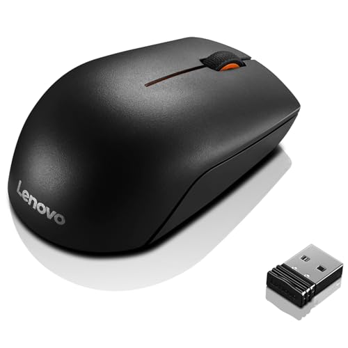 🔥 STARKER PREIS (-59%) Lenovo [Maus] 300 kompakte Funkmaus, works with Chromebook (WWCB), schwarz, 32 x 56 x 98