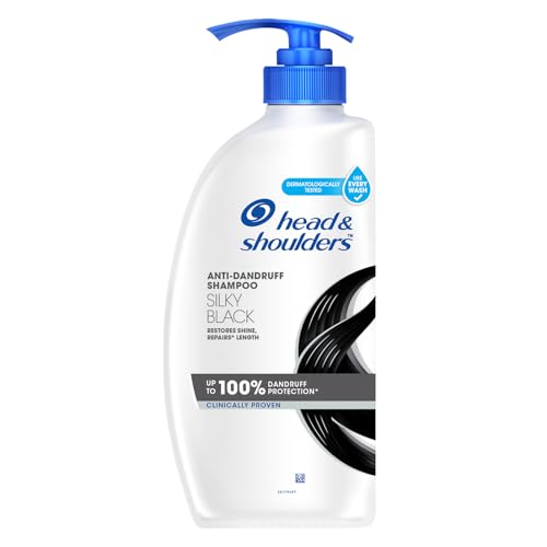 Silky Black Anti-Dandruff Shampoo for Sensitive Scalp, 650ml