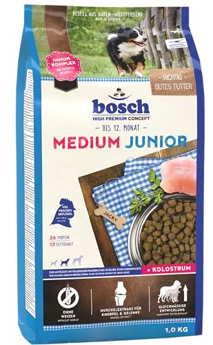 (-18%) bosch HPC Medium Junior | Hundetrockenfutter zur Aufzucht mittelgroßer Rassen | 1 x 3 kg