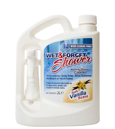 Wet & Forget Shower Cleaner Weekly Application Requires No Scrubbing, Bleach-Free Formula, 64 Ounce (Pack of 1)