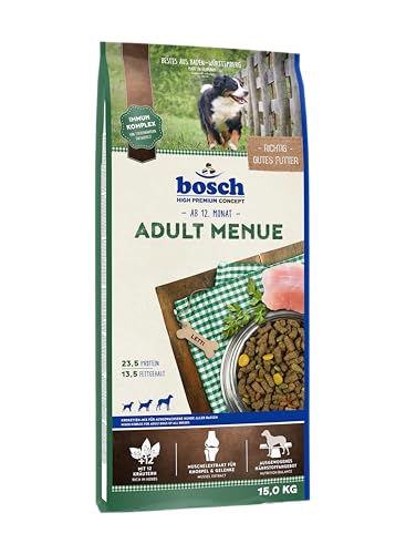 (-38%) bosch HPC Adult Menue | Kroketten-Mix für ausgewachsene Hunde aller Rassen | 1 x 15 kg