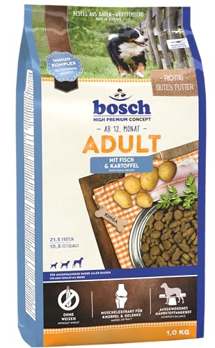 (-32%) bosch HPC Adult mit Fisch & Kartoffel | Hundetrockenfutter für ausgewachsene Hunde aller Rassen | 1 x 15 kg